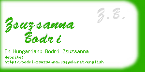 zsuzsanna bodri business card